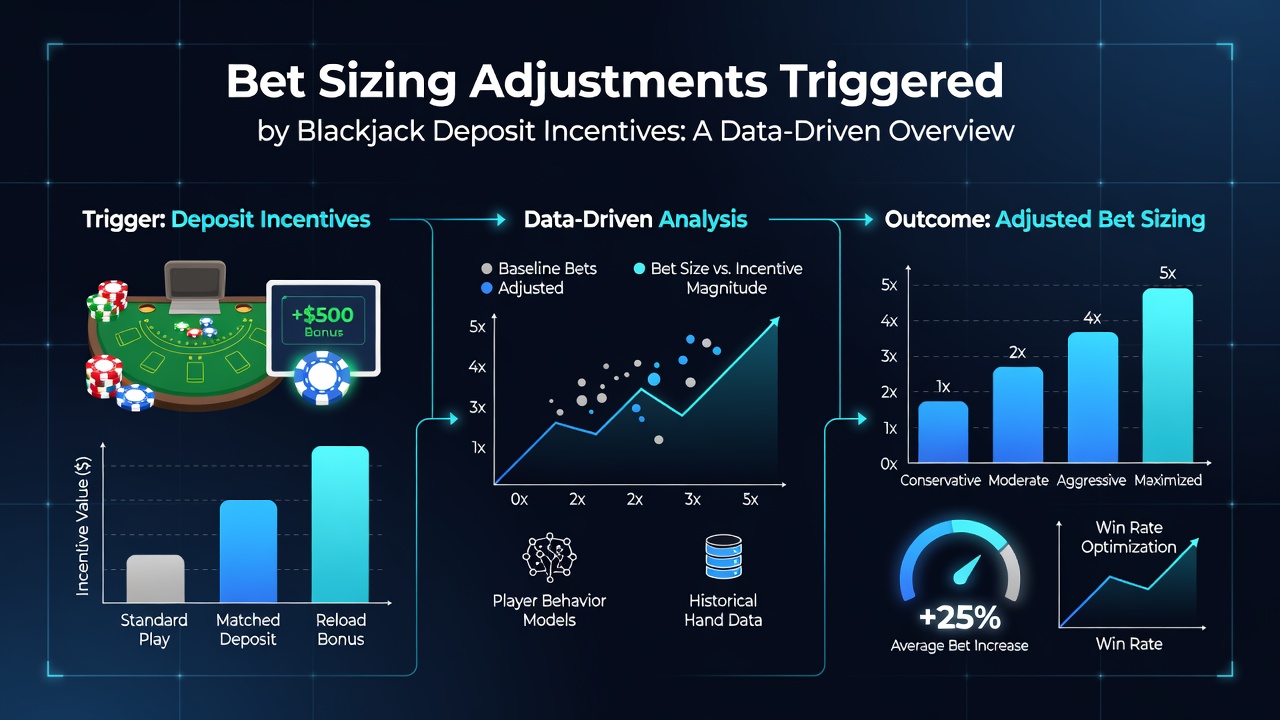 Data visualization showing blackjack player bet sizing patterns before and after deposit incentive activations across multiple online platforms